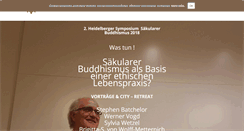Desktop Screenshot of buddhastiftung.de