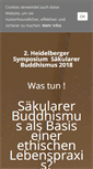 Mobile Screenshot of buddhastiftung.de